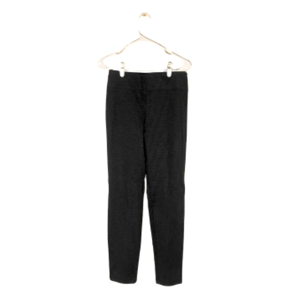 Max Studio ponte pants size small, black & gray pattern, stretch material